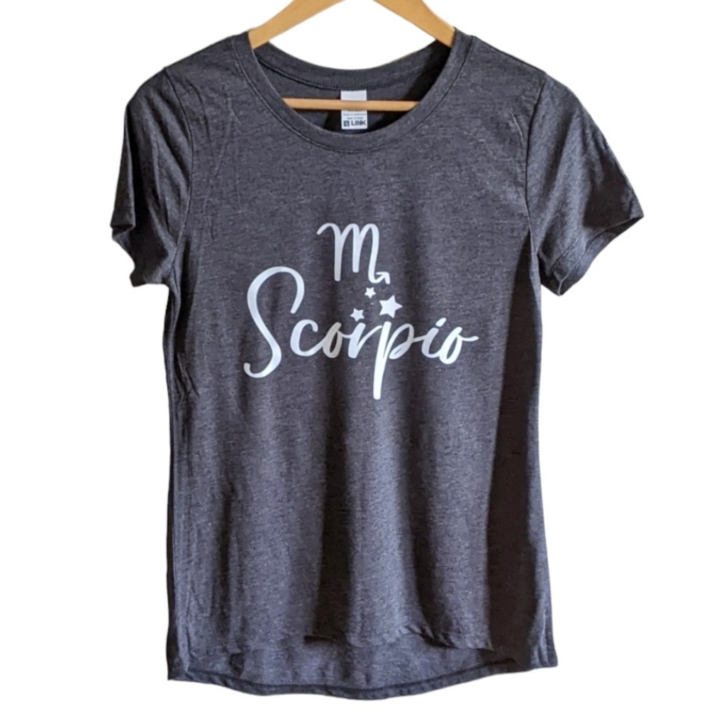 ✨Scorpio Zodiac ♏ Graphic Soft Blend Tee | ✂️HANDCRAFTED!